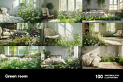 Green rooms. Collection, a Decorative Illustration by Handmadefont (Thumbnail 5 of 14)