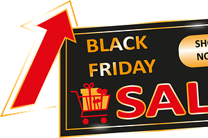 Black Friday Sale Advertisement, a Finance Illustration by JYa_Design