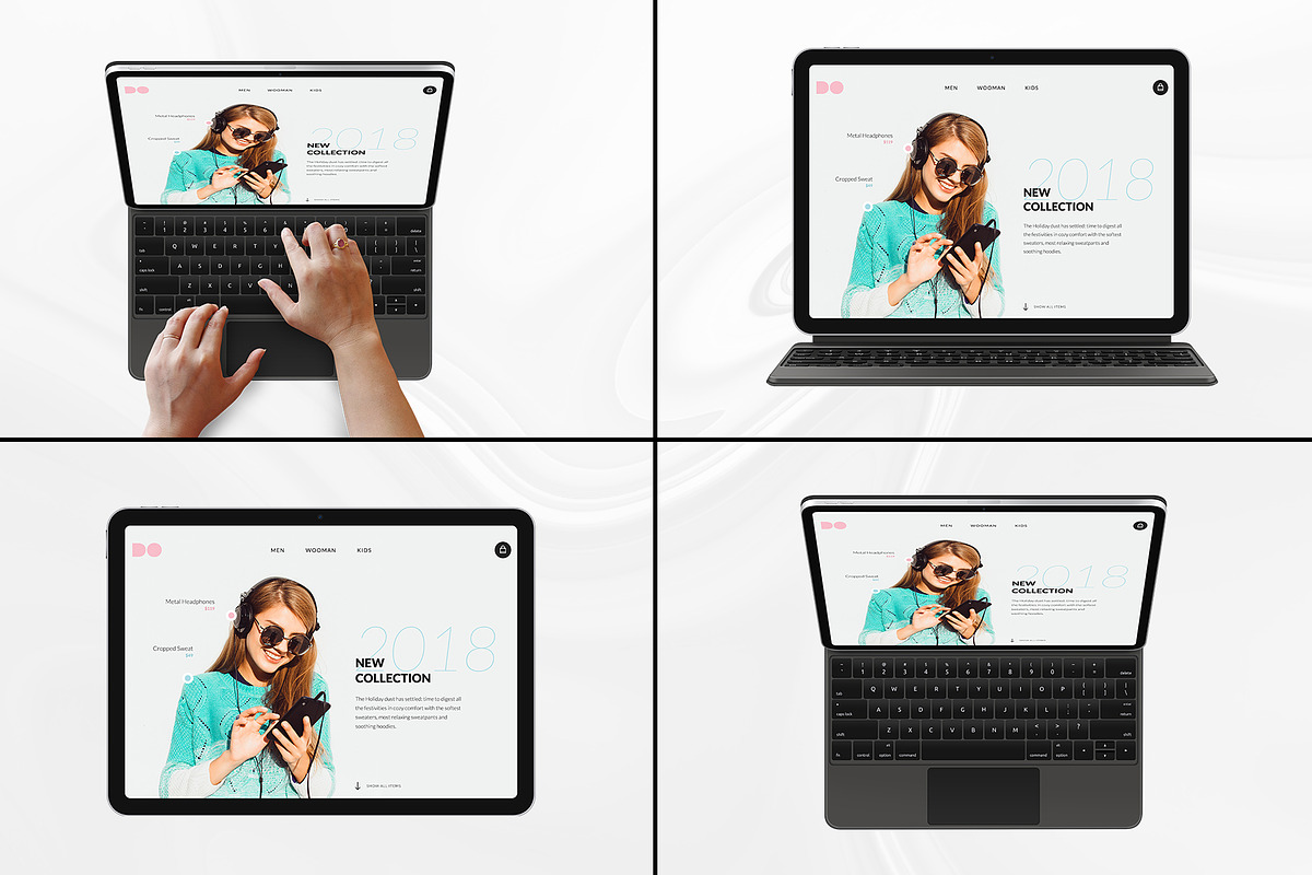 All New iPad Air Mockups, an iPad Mockup by ydlabs (Photo 2 of 9)