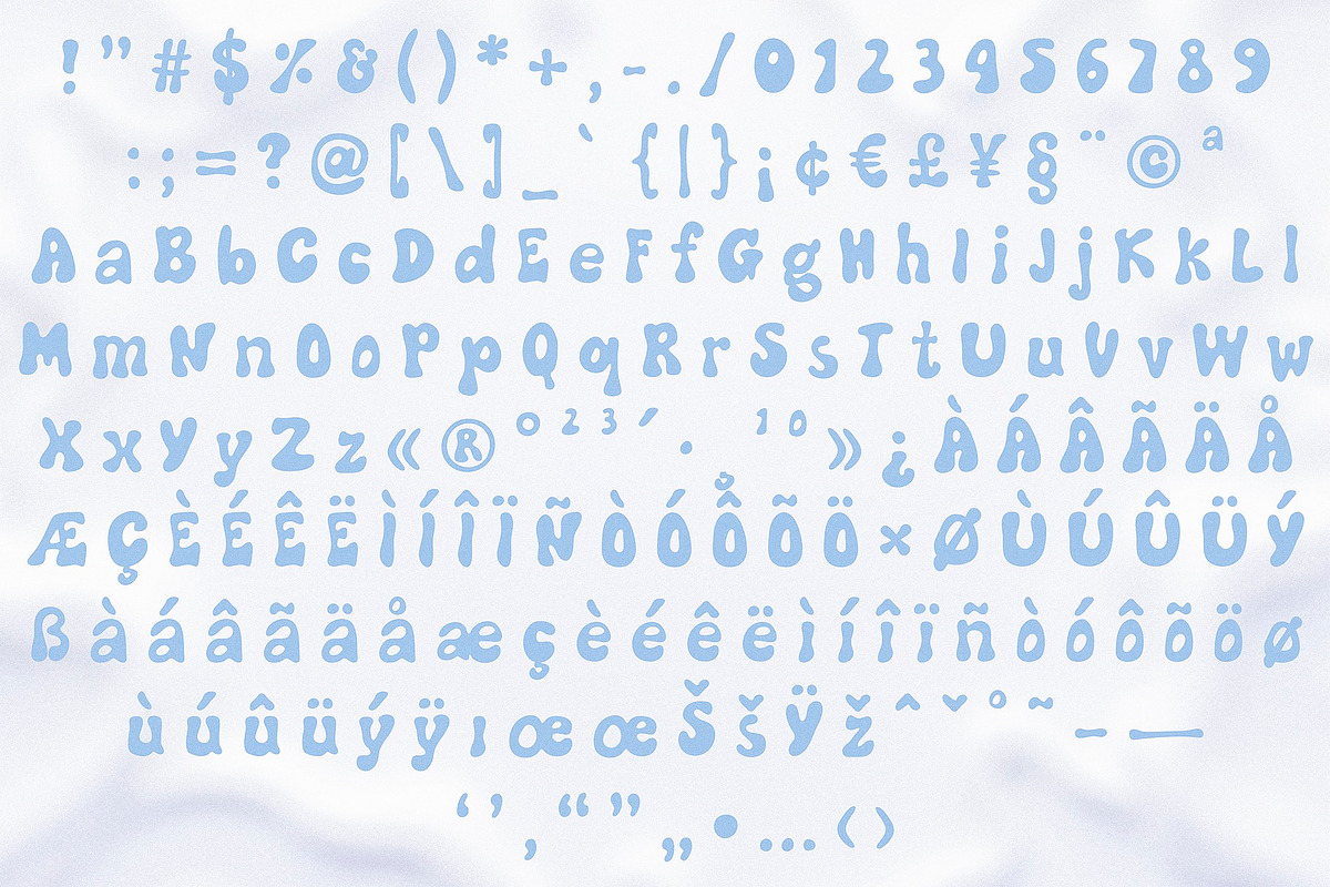 Milky Boom - Retro Groovy Font, a Handwritten Font by Kokoshka (Photo 3 of 8)
