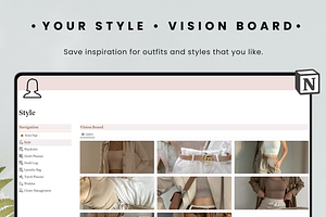 Wardrobe Manager Notion Template