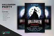 Halloween Party Flyer Template, a Flyer Template by ThemeDevisers (Thumbnail 1 of 3)