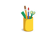 Calculator & Books Clipart Set, an Object Graphic by yasushie (Thumbnail 2 of 13)
