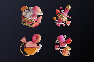 3D Abstract Shapes