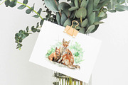 Little Fox Watercolor Nursery Set, an Animal Illustration by Kolorata Art (Thumbnail 6 of 6)
