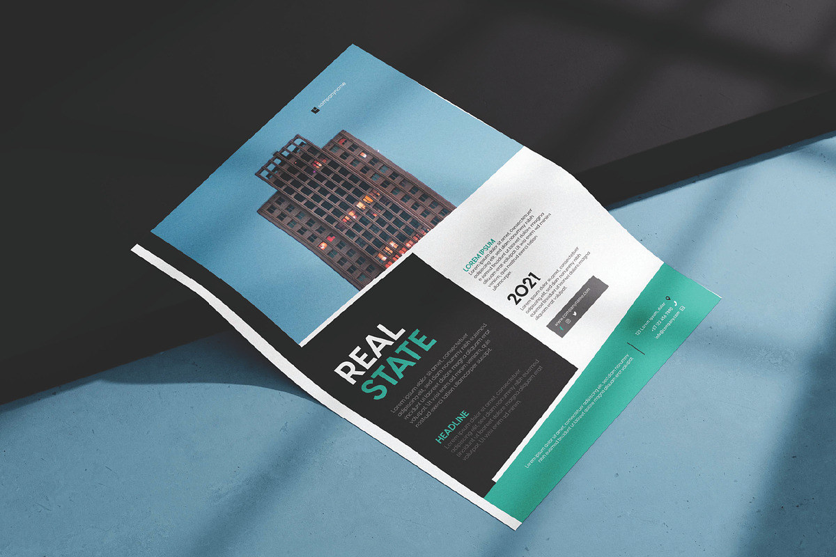 real estate sale flyer template, a Flyer Template by Workhu (Photo 3 of 4)