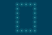 Rectangular frames of snowflakes, a Decorative Illustration by Tati_Kli (Thumbnail 4 of 4)