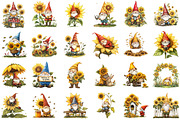 Watercolor Summer Garden Sunflower G, an Illustration by Sublimation Artist (Thumbnail 2 of 6)