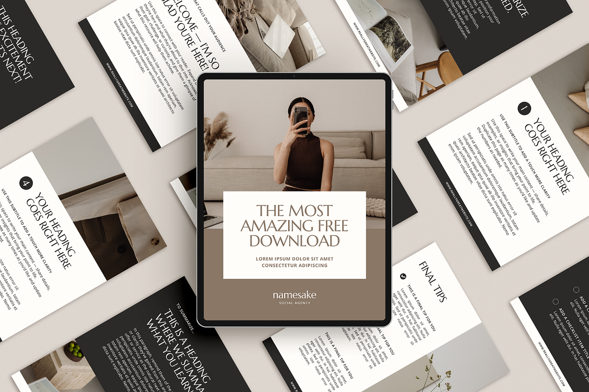 Lead Magnet Template | Canva, a Marketing Template by Rosetta Lane Design (Photo 1 of 8)