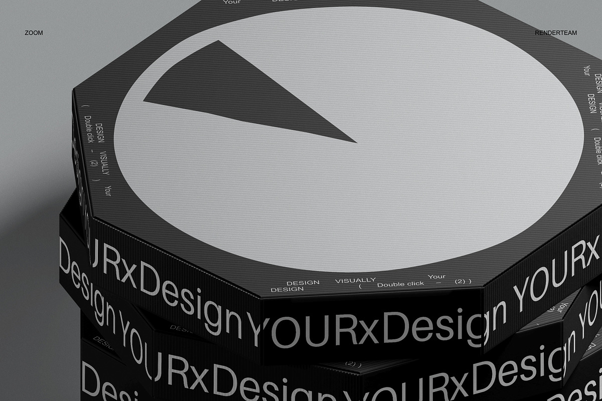 Pizza Box Mockup, a Packaging Mockup by Renderteam (Photo 8 of 10)