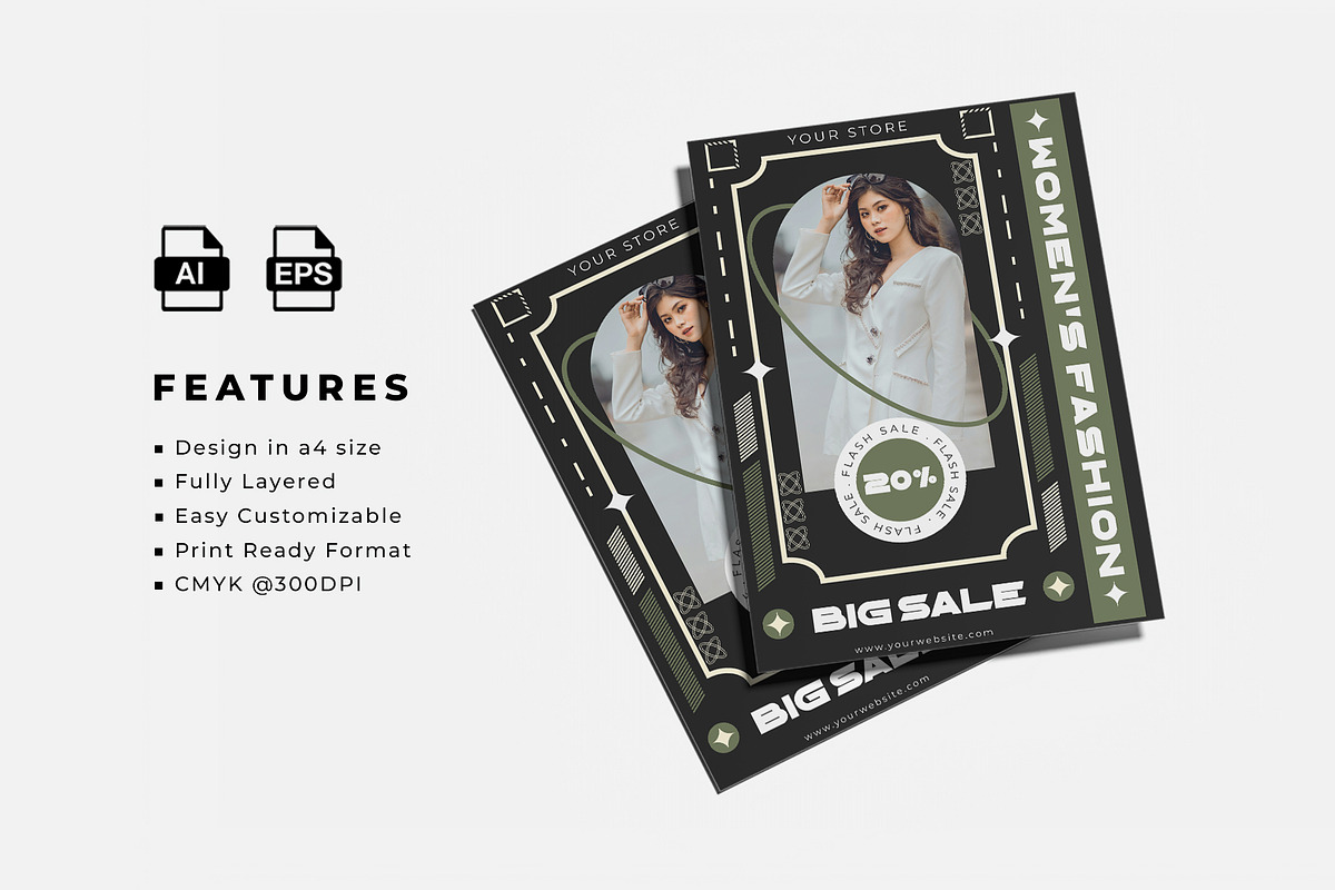 Fashion Flyer Template, a Flyer Template by Artnivora.Std