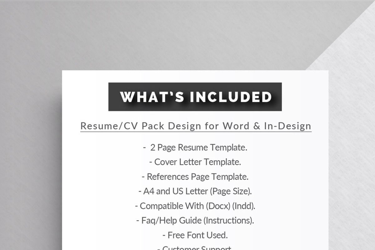 Resume/CV, a Resume Template by Mr-Template (Photo 4 of 4)