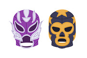 Mexican luchador masks set, a Sport Illustration by Good Studio (Thumbnail 3 of 6)