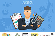 Tax, Auditing and Test Themes, a Finance Illustration by TAlex (Thumbnail 6 of 7)