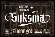 Tourah Shock Typeface, a Blackletter Font by alit design (Thumbnail 13 of 17)