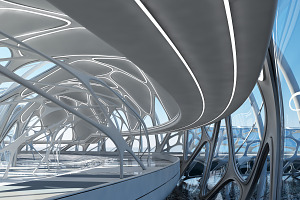 Futuristic Architectural Structure17