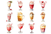 Christmas Glass with Cream, an Illustration by Design Market (Thumbnail 2 of 3)