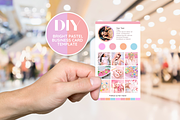 Business Card Template - Pastel, a Business Card Template by SunshineStudioBoutique (Thumbnail 3 of 9)