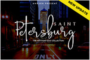 Saint Petersburg l Font Duo, a Script Font by Haksen (Thumbnail 1 of 11)