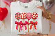Faux Crochet Valentines Lollipop Png, an Illustration by OK Design (Thumbnail 5 of 6)