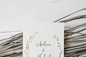 Watercolor Flower - Boho Wild Floral