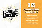 16 Essentials Mockups Pack / 16 PSD, a Print Template by GraphicHero (Thumbnail 5 of 5)