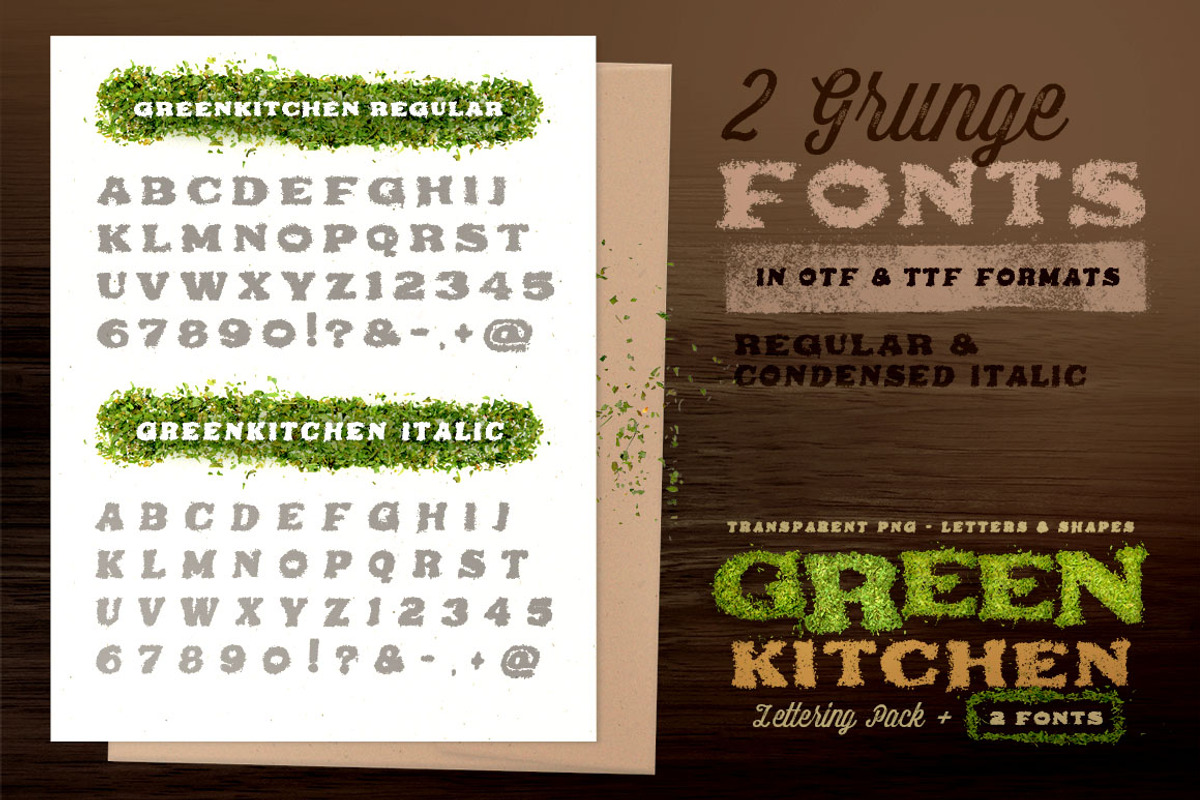 Green Kitchen - Creative Lettering preview 3