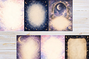39 Celestial Moon Journal Pages, a Background Graphic by LA Design (Thumbnail 3 of 10)