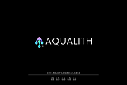 Gradient Modern Aqualith Flow Logo, a Branding & Logo Template by Artnivora.Std (Thumbnail 1 of 2)