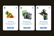 3D Hobby Icon Set, a Characters & Person 3D Model by Flat Icons (Thumbnail 4 of 8)