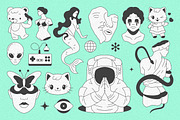 Y2K Illustrations and Elements Set, an Object Illustration by Vasya Kobelev (Thumbnail 15 of 17)