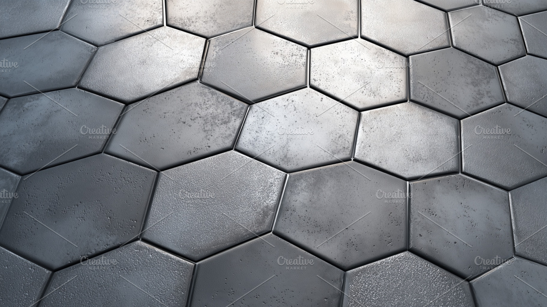 Hexagon floor tile texture, an Architecture Photo by Mockup Bureau