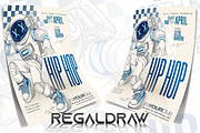 Hip Hop Music Flyer, a Flyer Template by regalDRAW (Thumbnail 3 of 4)