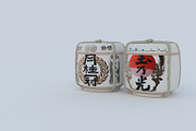 Japanese Sake Barrels, a Food & Drink 3D Model by 3DTreatment (Thumbnail 2 of 24)