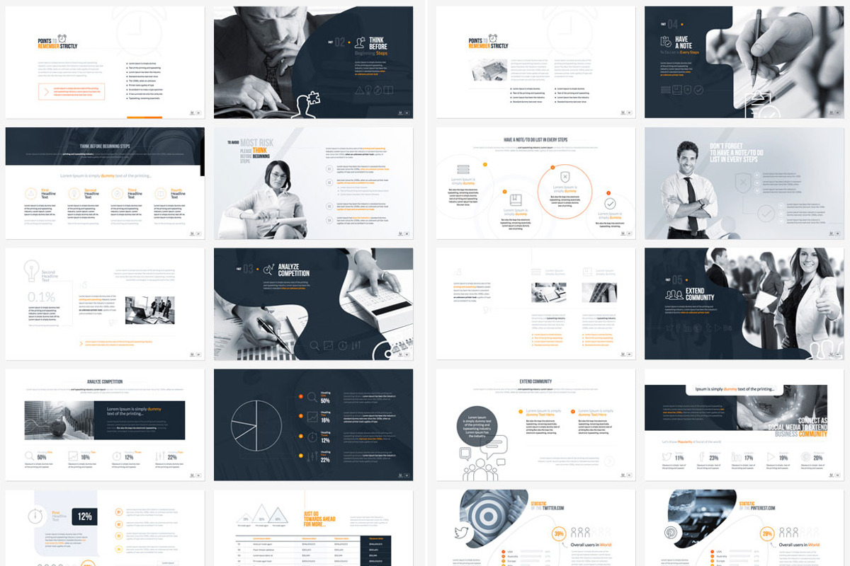 Beta | Minimal Keynote Template preview 5