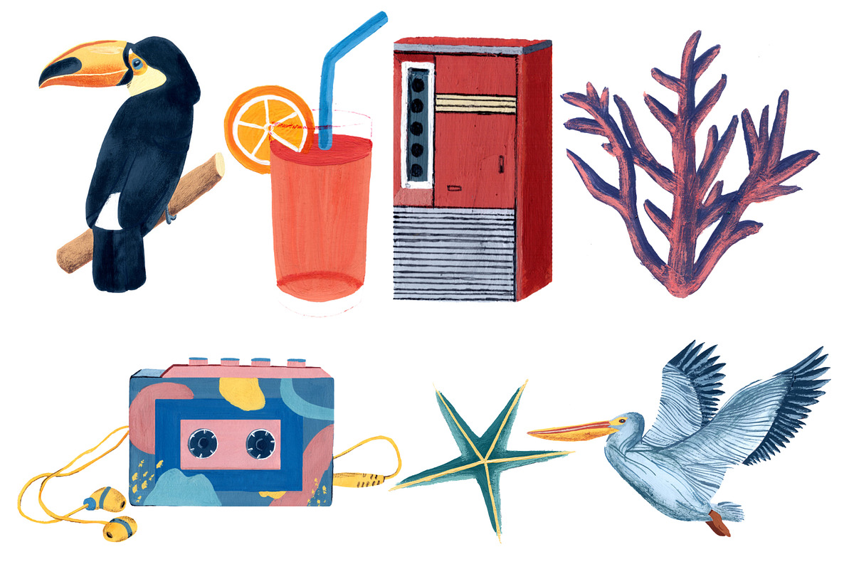 Vacation Gouache/Acrylic Set, an Illustration by Anny (Photo 4 of 6)