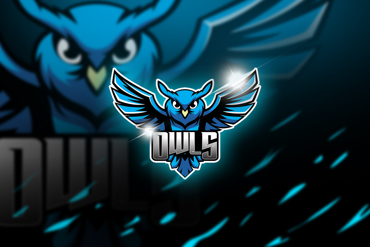 owls - Mascot & Esports Logo, a Branding & Logo Template by AQR Studio