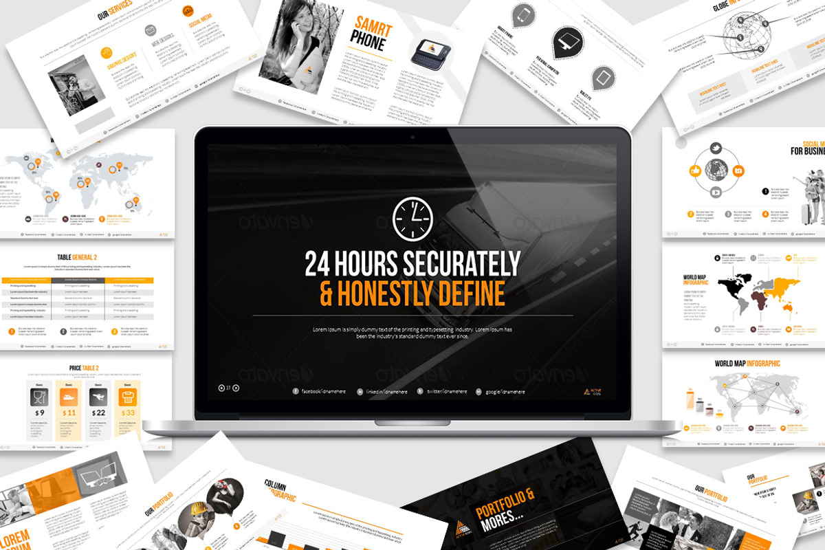 PowerPoint Presentation Template, a Presentation Template by ContestDesign (Photo 2 of 10)