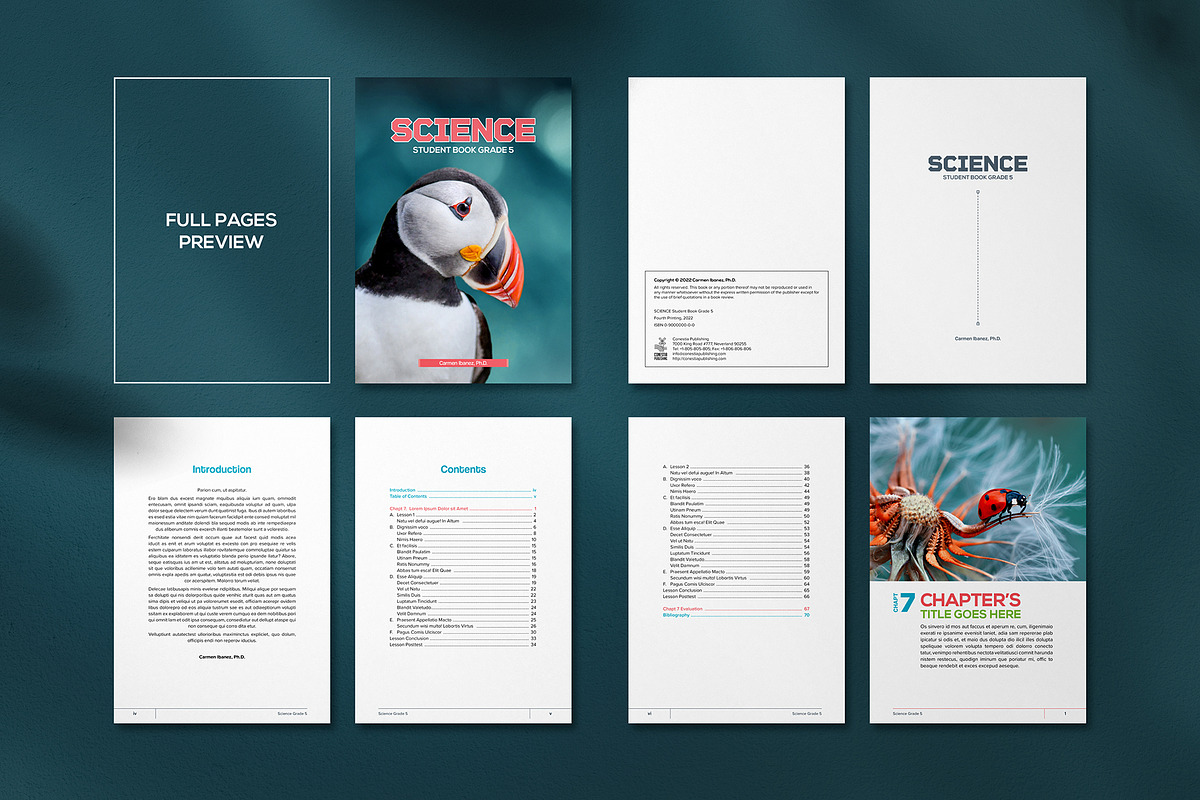 Science Textbook Template 4.0 A4+US, a Magazine Template by fisihsani (Photo 5 of 9)