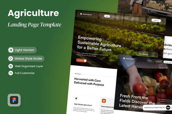 Agrinest - Agriculture Landing Page preview 5