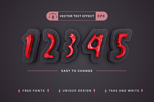 Bloody - Editable Text Effect