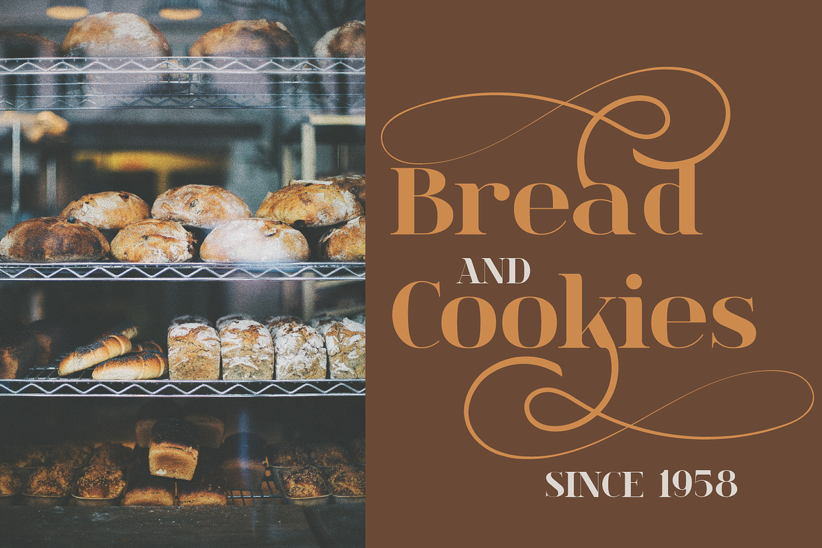 Cecilia | Fancy Serif Family, a Serif Font by MchCrafter (Photo 6 of 15)