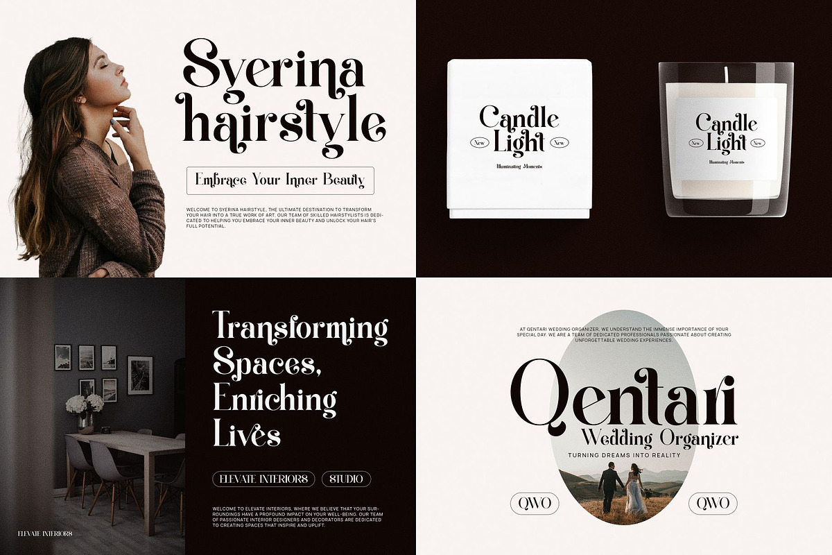Elegant Ligature Serif  Font Bundle, a Serif Font by Alfinart (Photo 14 of 16)