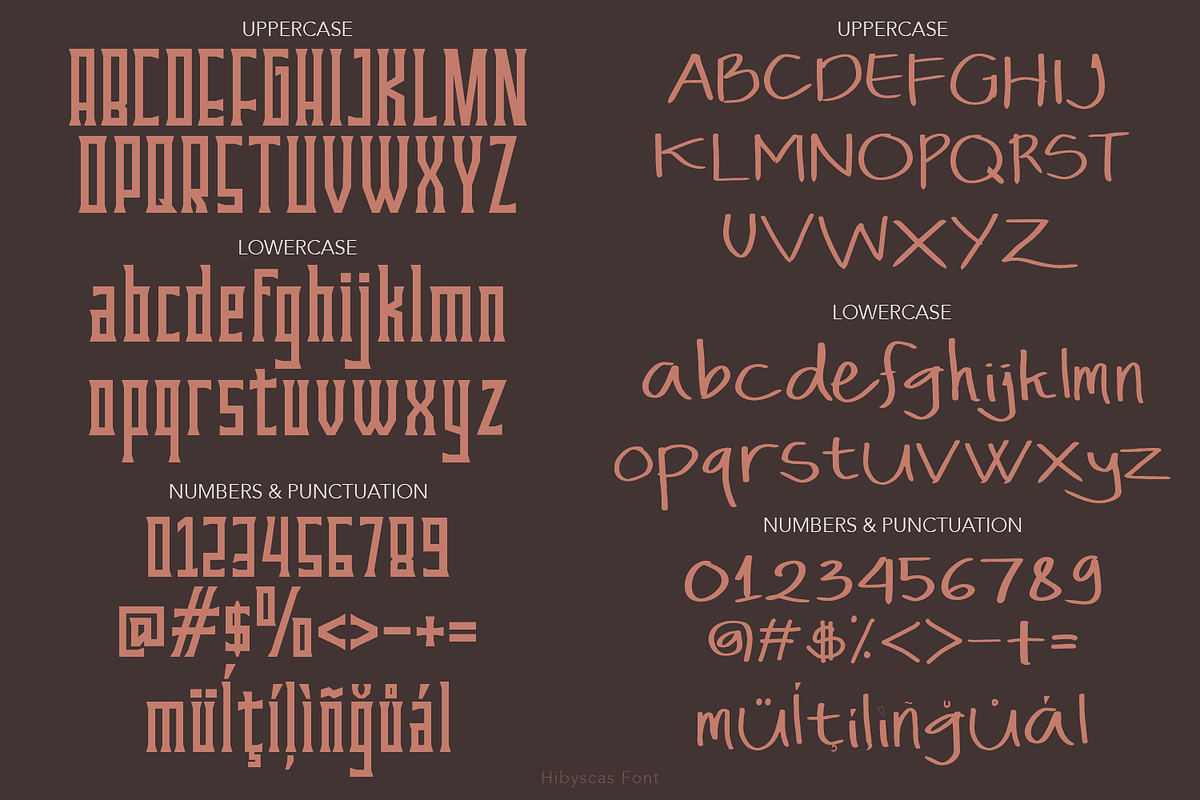 Hibyscas Font Duo, a Handwritten Font by madeDeduk (Photo 2 of 8)