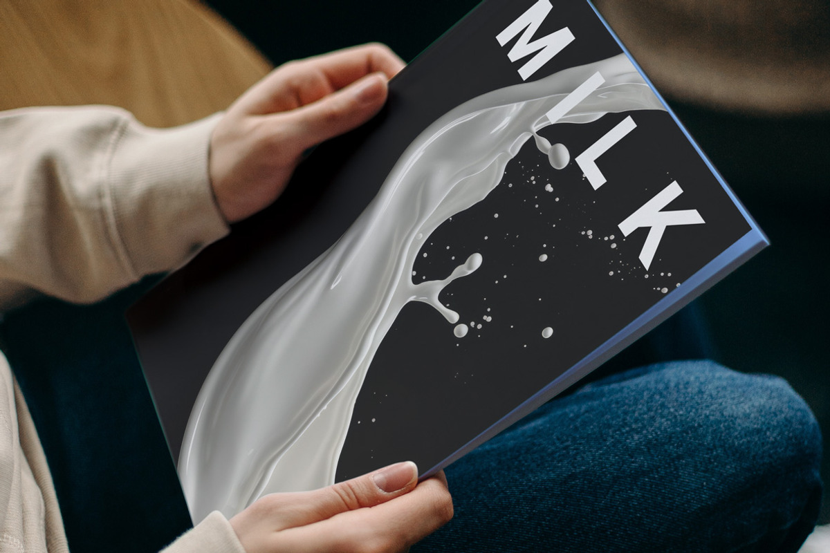 36 Milk Splashes on black background, an Object Illustration by Handmadefont (Photo 9 of 10)