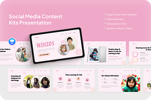 Social Media Content Kits, a Presentation Template by Annora Studio