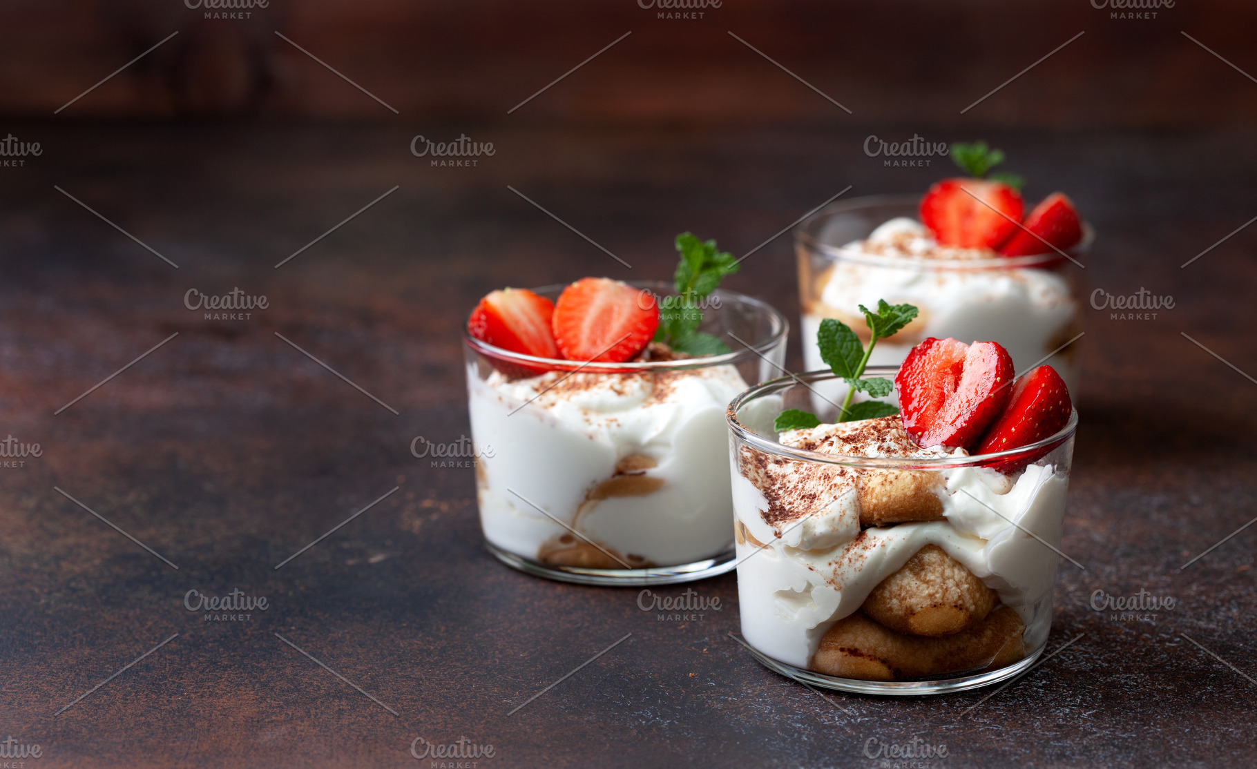 tiramisu with strawberries, a Food & Drink Photo by natashamam