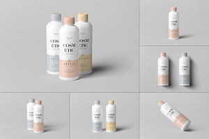 Cosmetic Bottle Mock-up, a Packaging Mockup by Yogurt86