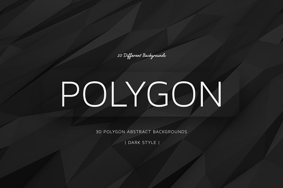 Polygon Dark Backgrounds | v4 preview 7