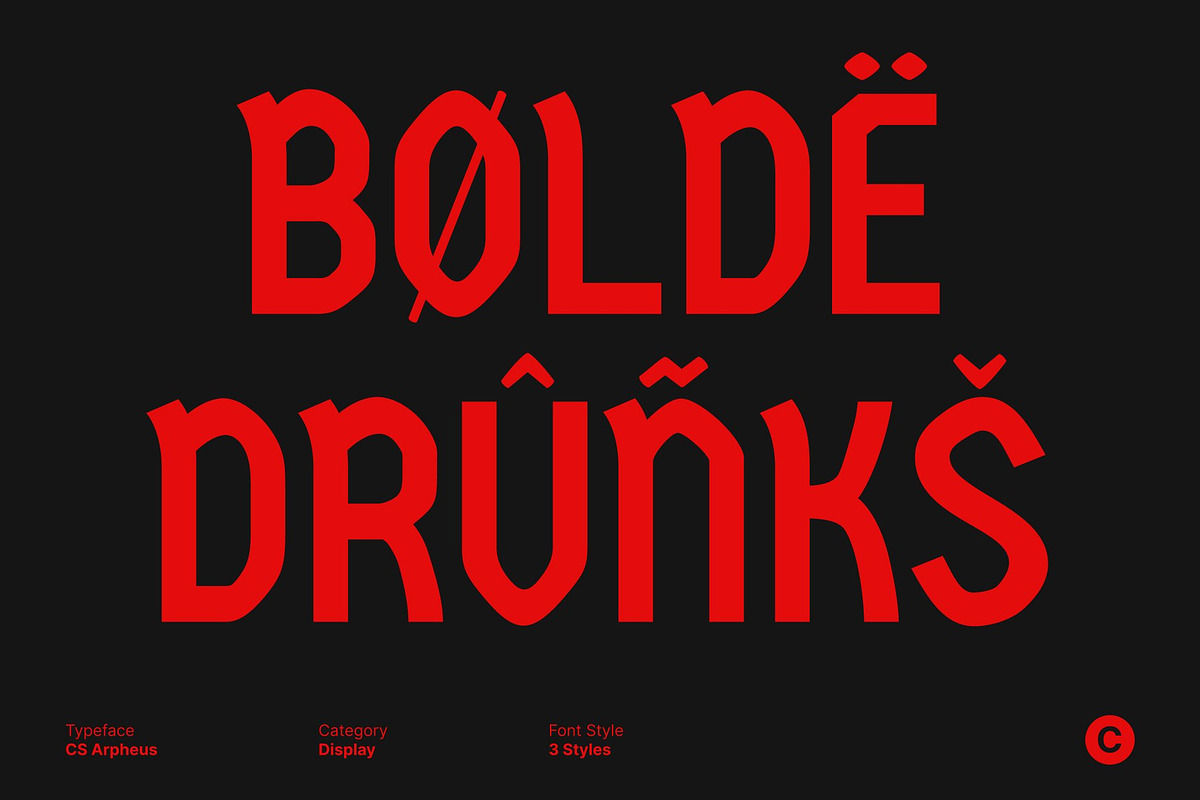 CS Arpheus – Display Sans Serif, a Sans Serif Font by Craft Supply Co. (Photo 4 of 8)